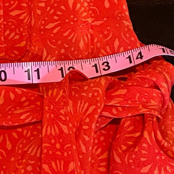 August Hale Gorgeous Silk VINTAGE Wrap Maxi Size 6 - Picture 7 of 8